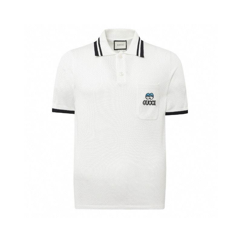 Wholesale High-quality G.ucci Short Sleeve Lapel Replica T-Shirts for sale