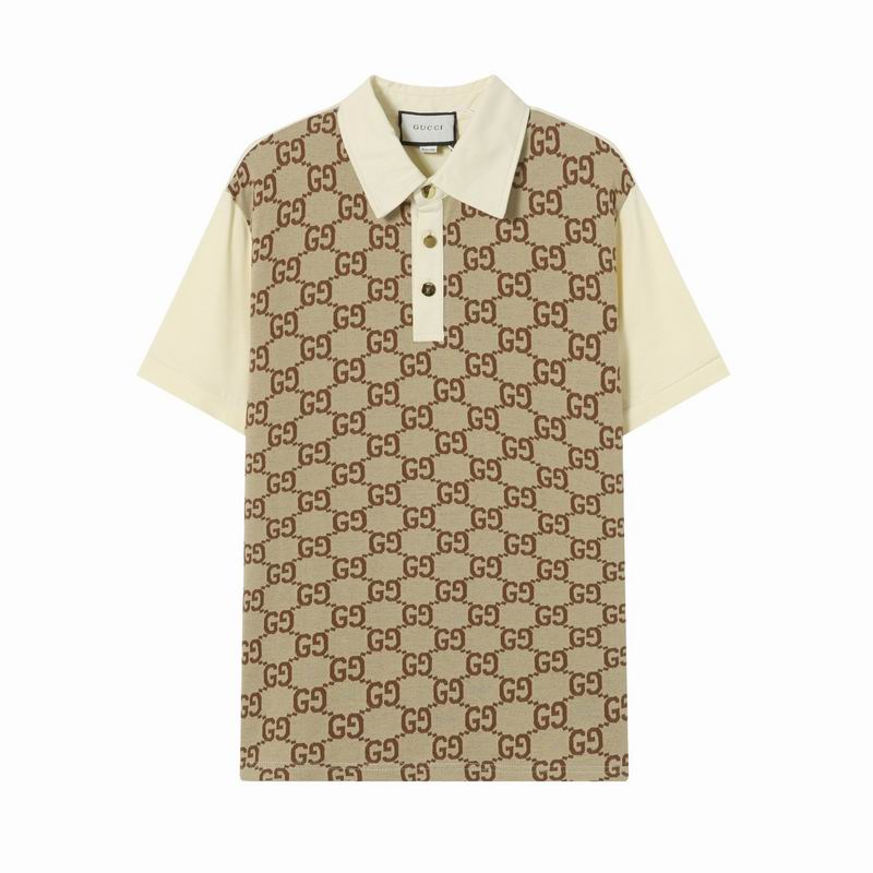 Wholesale High-quality G.ucci Short Sleeve Replica Designer Lapel T-Shirts for sale