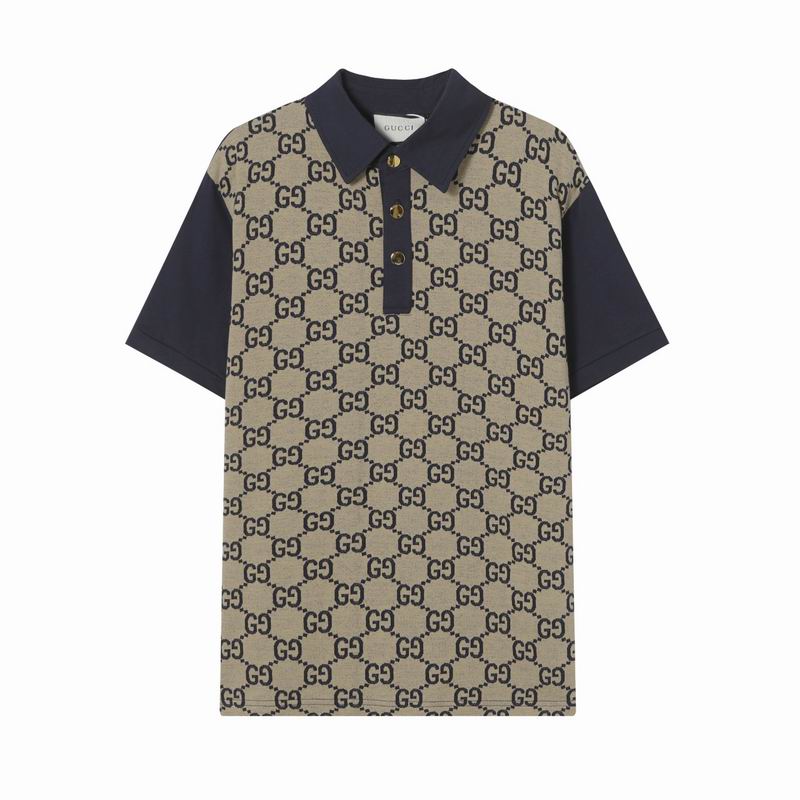 Wholesale High-quality G.ucci Short Sleeve Replica Designer Lapel T-Shirts for sale