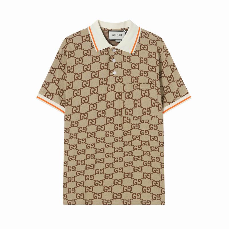 Wholesale High-quality G.ucci Short Sleeve Replica Designer Lapel T-Shirts for sale
