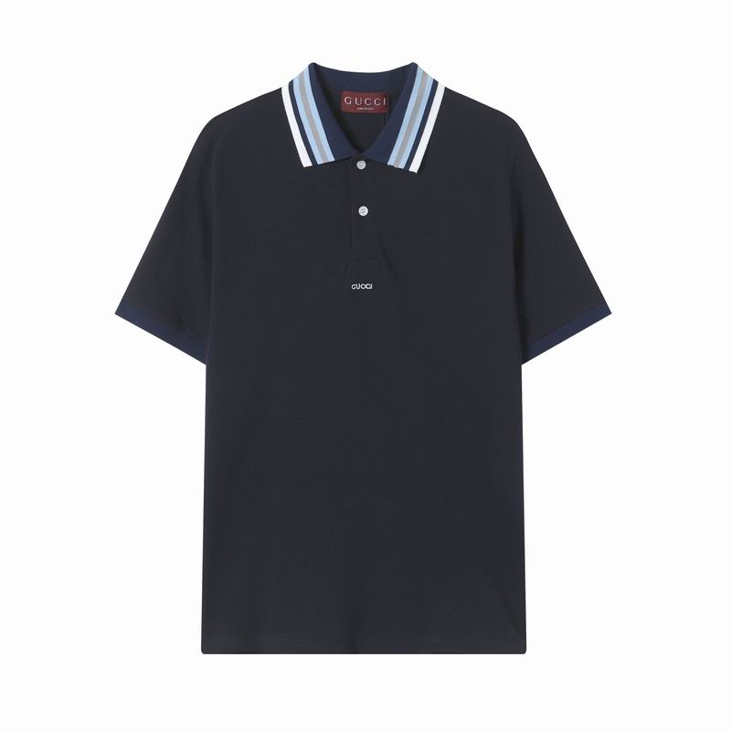 Wholesale High-quality G.ucci Short Sleeve Replica Designer Lapel T-Shirts for sale