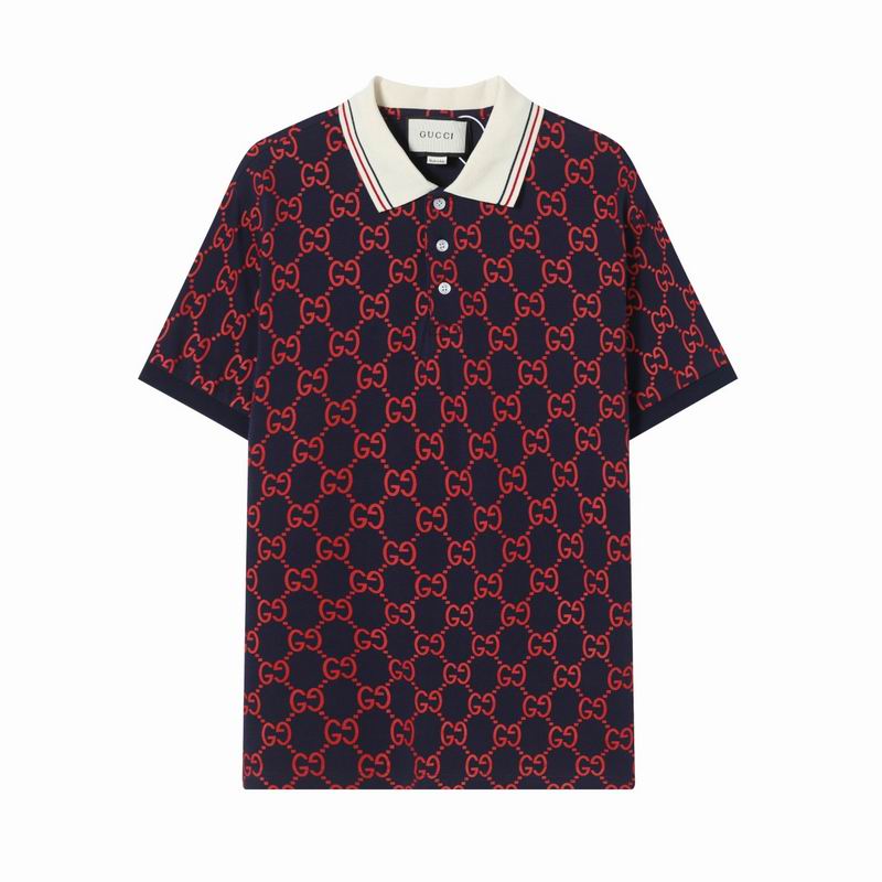 Wholesale High-quality G.ucci Short Sleeve Replica Designer Lapel T-Shirts for sale