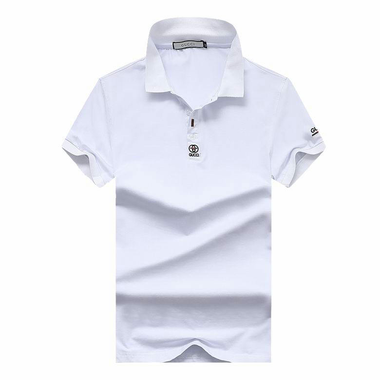 Wholesale Cheap G ucci men Short Sleeve Polo Lapel T-Shirts for Sale