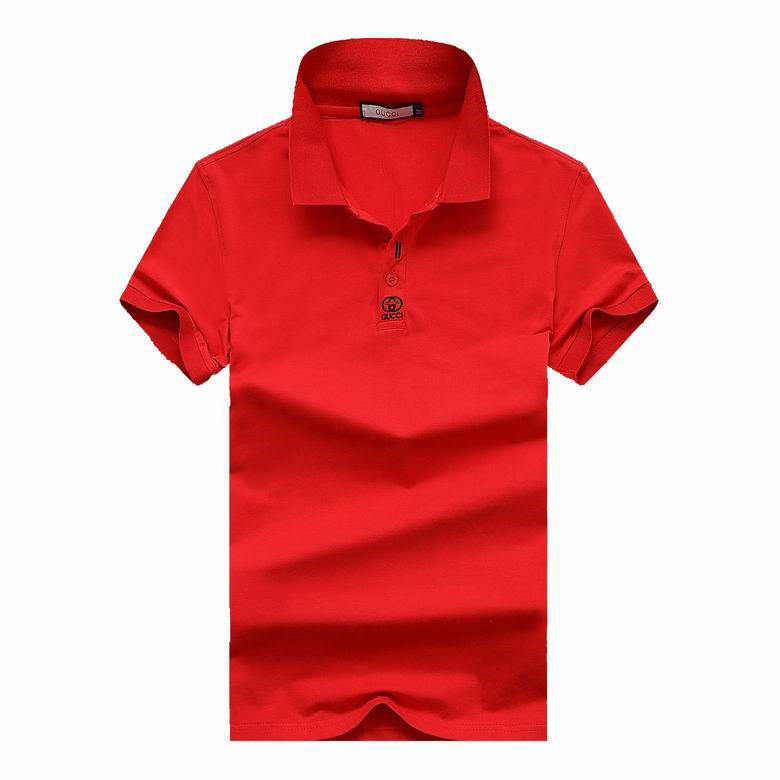 Wholesale Cheap G ucci men Short Sleeve Polo Lapel T-Shirts for Sale