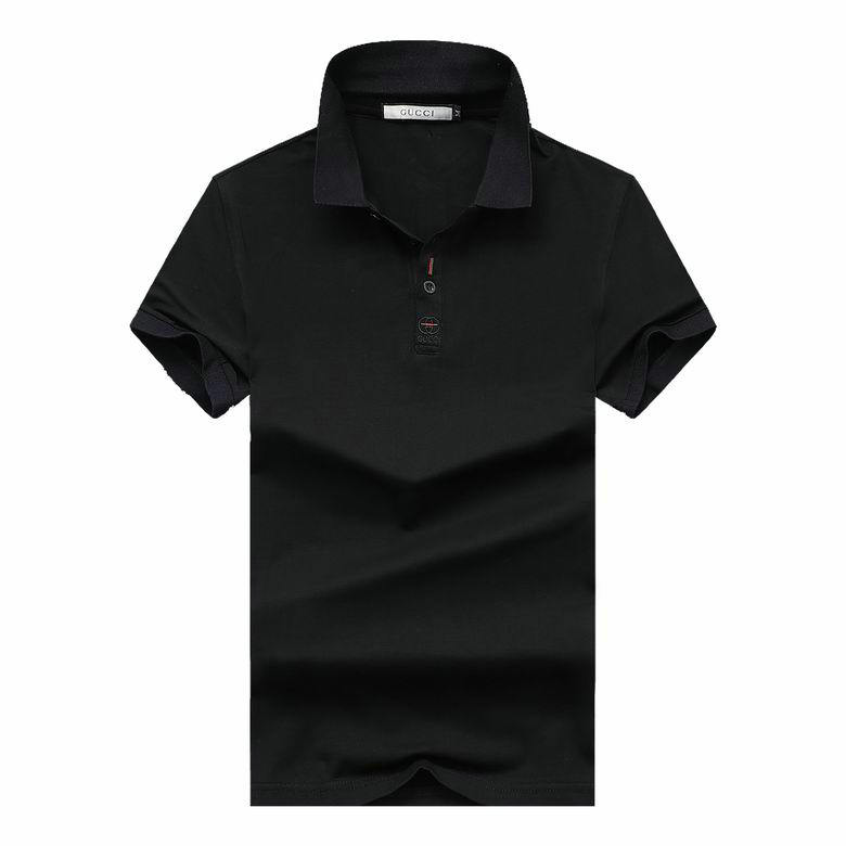 Wholesale Cheap G ucci men Short Sleeve Polo Lapel T-Shirts for Sale