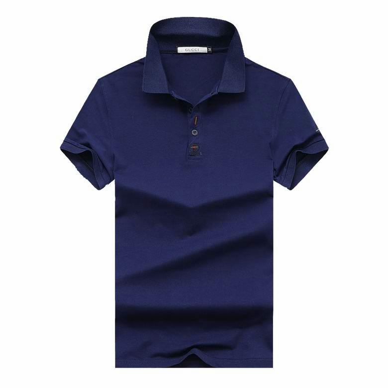 Wholesale Cheap G ucci men Short Sleeve Polo Lapel T-Shirts for Sale
