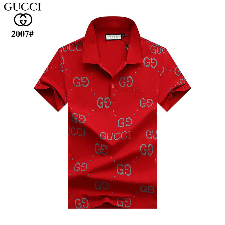 Wholesale Cheap G ucci men Short Sleeve Polo Lapel T-Shirts for Sale