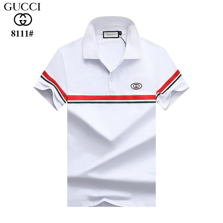 Wholesale Cheap G ucci men Short Sleeve Polo Lapel T-Shirts for Sale