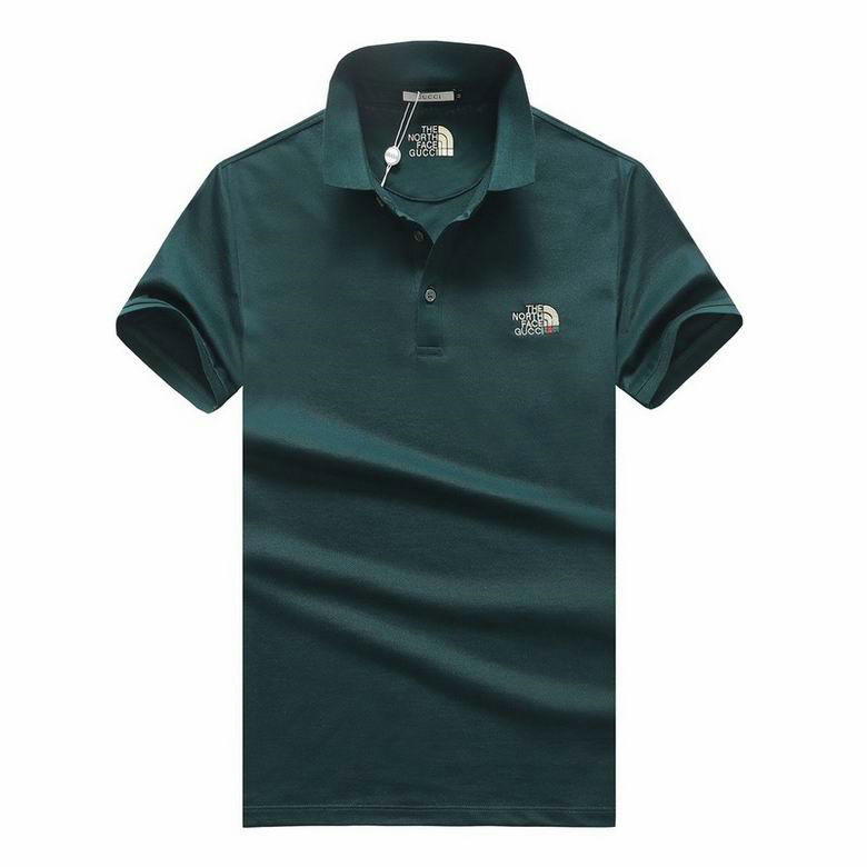 Wholesale Cheap G ucci men Short Sleeve Polo Lapel T-Shirts for Sale