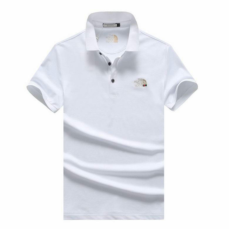 Wholesale Cheap G ucci men Short Sleeve Polo Lapel T-Shirts for Sale
