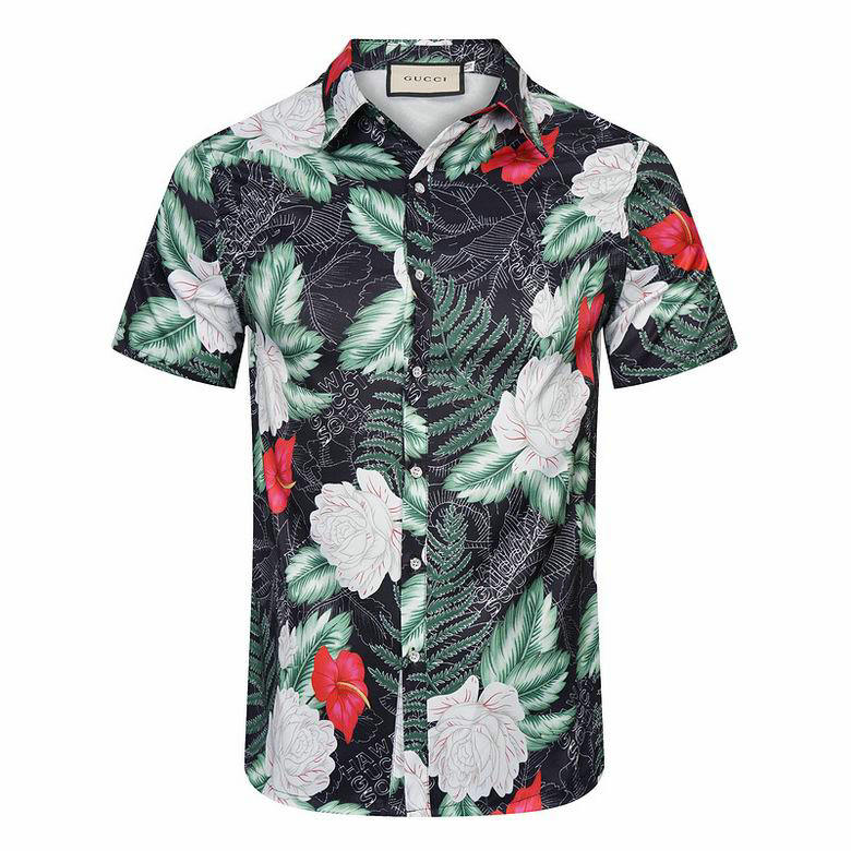 Wholesale Fashion Gucci Men's Short Sleeve Shirts for Sale