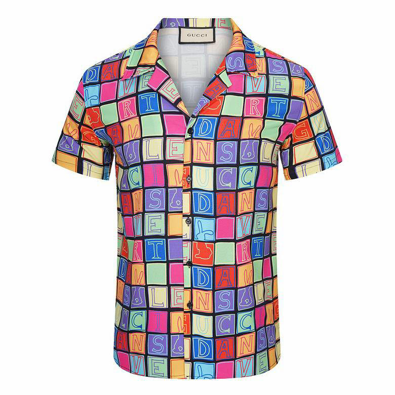 Wholesale Fashion Gucci Men's Short Sleeve Shirts for Sale