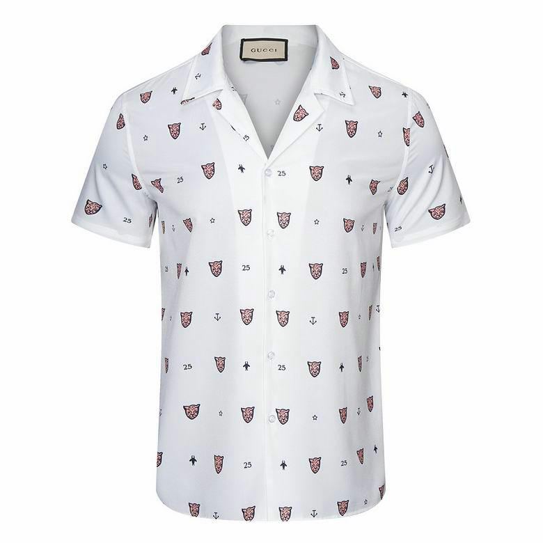 Wholesale Fashion Gucci Men's Short Sleeve Shirts for Sale