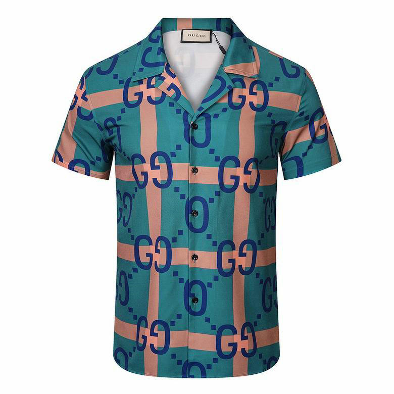 Wholesale Fashion Gucci Men's Short Sleeve Shirts for Sale