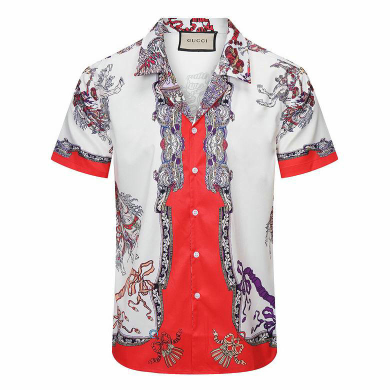 Wholesale Fashion Gucci Men's Short Sleeve Shirts for Sale