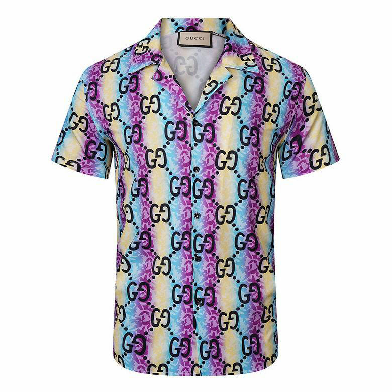 Wholesale Fashion Gucci Men's Short Sleeve Shirts for Sale