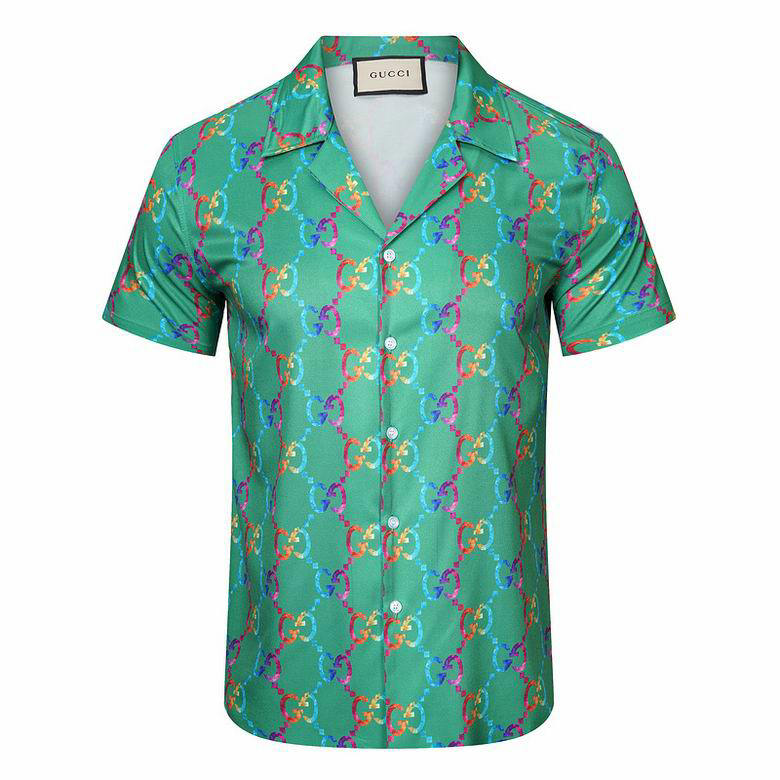 Wholesale Fashion Gucci Men's Short Sleeve Shirts for Sale