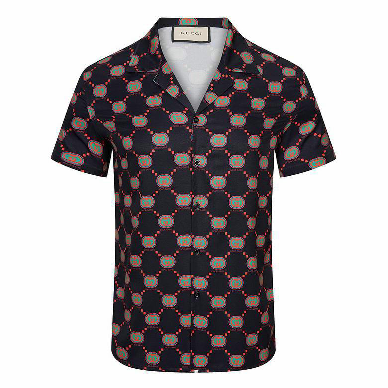 Wholesale Fashion Gucci Men's Short Sleeve Shirts for Sale