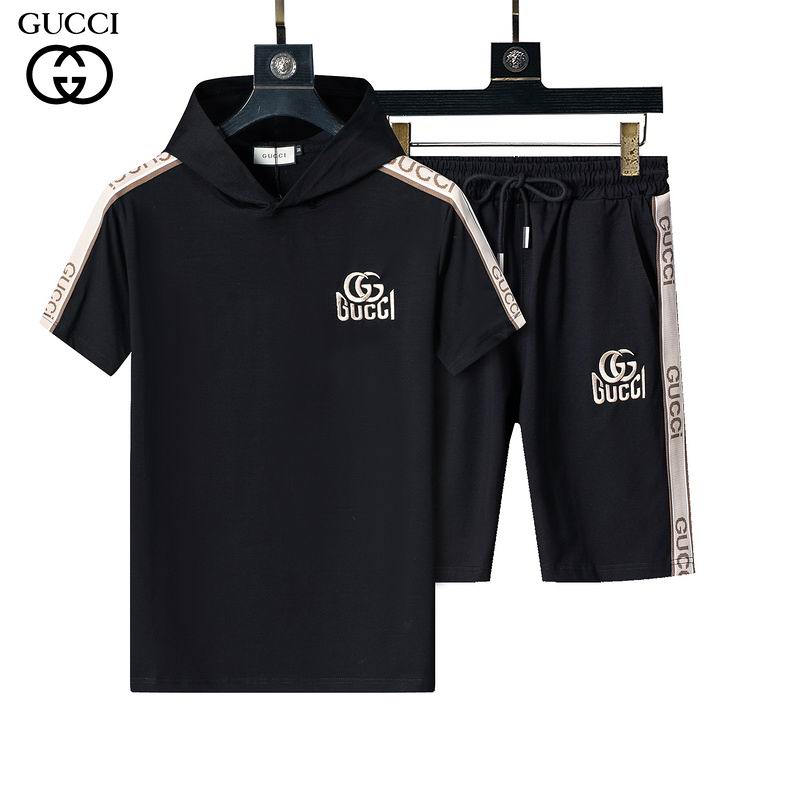 Wholesale Cheap G.ucci Short Sleeve Designer Tracksuits for Sale