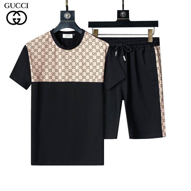 Wholesale Cheap G.ucci Short Sleeve Designer Tracksuits for Sale