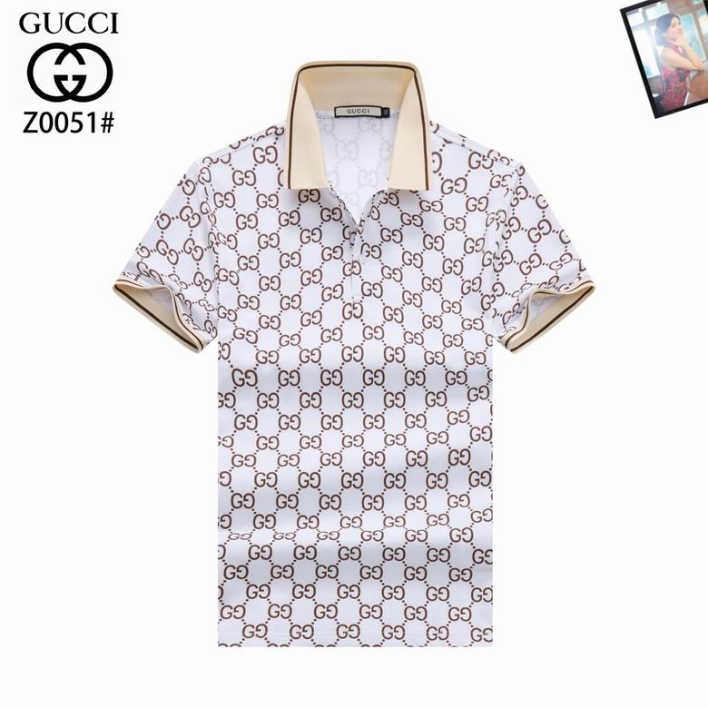 Wholesale High-quality Brands G.ucci Short Sleeve Lapel Designer T-Shirts for sale