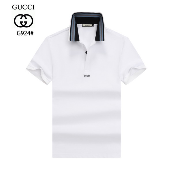 Wholesale Cheap High-quality men G.ucci Short Sleeve Lapel Replica Designer T Shirts for Sale