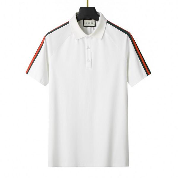 Wholesale Cheap High-quality men G.ucci Short Sleeve Lapel Replica Designer T Shirts for Sale
