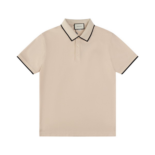 Wholesale Cheap High-quality men G.ucci Short Sleeve Lapel Replica Designer T Shirts for Sale