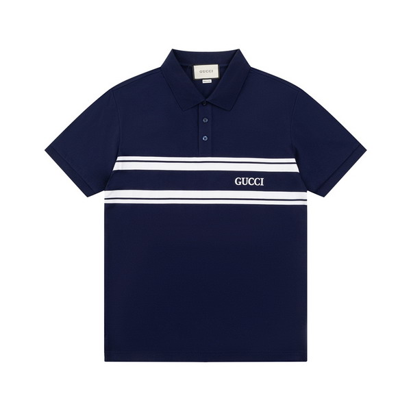 Wholesale Cheap High-quality men G.ucci Short Sleeve Lapel Replica Designer T Shirts for Sale