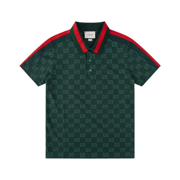 Wholesale Cheap High-quality men G.ucci Short Sleeve Lapel Replica Designer T Shirts for Sale