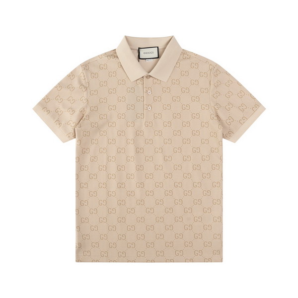 Wholesale Cheap High-quality men G.ucci Short Sleeve Lapel Replica Designer T Shirts for Sale