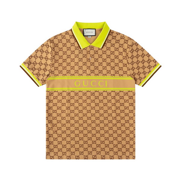 Wholesale Cheap High-quality men G.ucci Short Sleeve Lapel Replica Designer T Shirts for Sale