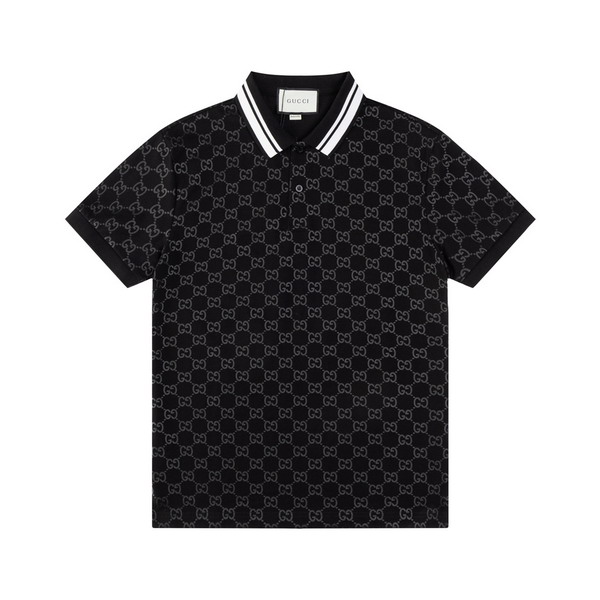 Wholesale Cheap High-quality men G.ucci Short Sleeve Lapel Replica Designer T Shirts for Sale