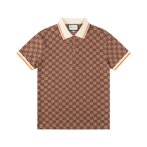 Wholesale Cheap High-quality men G.ucci Short Sleeve Lapel Replica Designer T Shirts for Sale