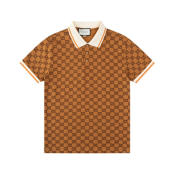 Wholesale Cheap High-quality men G.ucci Short Sleeve Lapel Replica Designer T Shirts for Sale