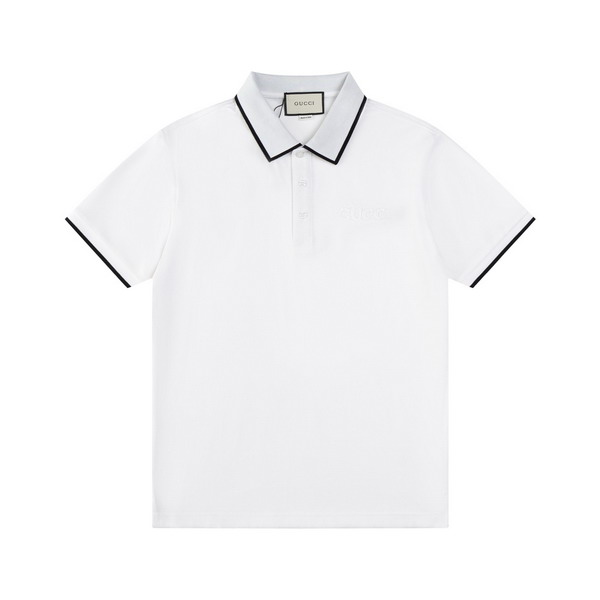 Wholesale Cheap High-quality men G.ucci Short Sleeve Lapel Replica Designer T Shirts for Sale