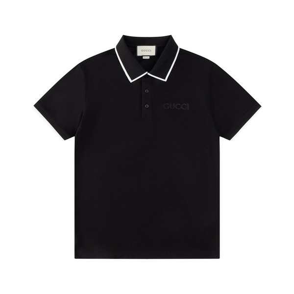 Wholesale Cheap High-quality men G.ucci Short Sleeve Lapel Replica Designer T Shirts for Sale