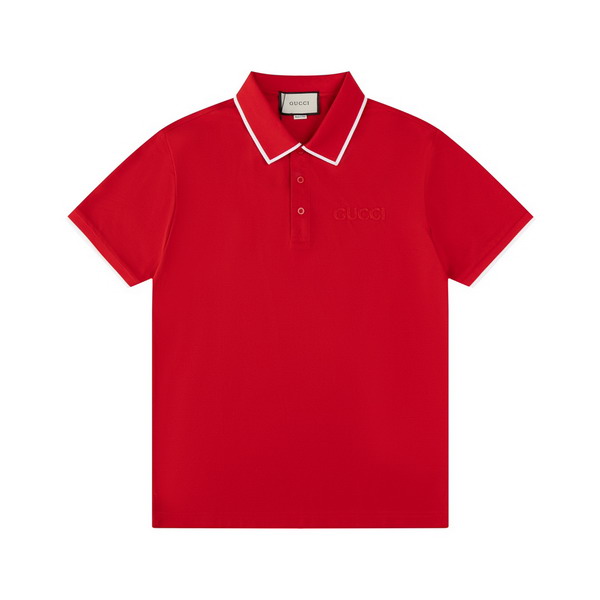 Wholesale Cheap High-quality men G.ucci Short Sleeve Lapel Replica Designer T Shirts for Sale