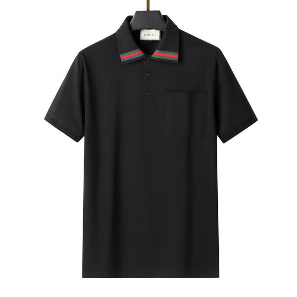 Wholesale Cheap High-quality men G.ucci Short Sleeve Lapel Replica Designer T Shirts for Sale