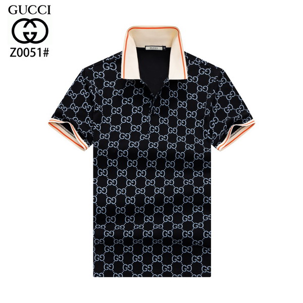Wholesale Cheap High-quality men G.ucci Short Sleeve Lapel Replica Designer T Shirts for Sale