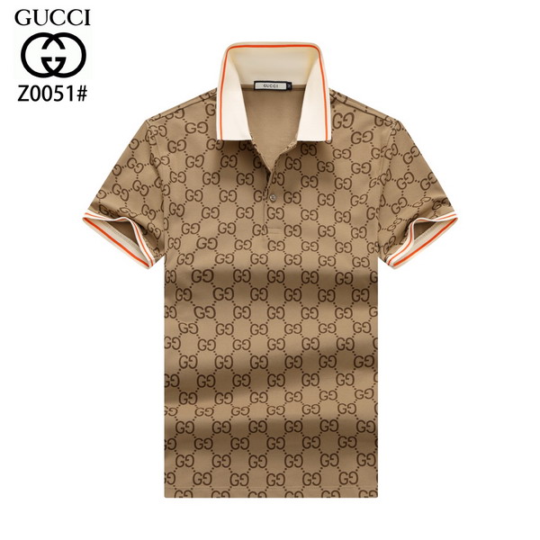 Wholesale Cheap High-quality men G.ucci Short Sleeve Lapel Replica Designer T Shirts for Sale