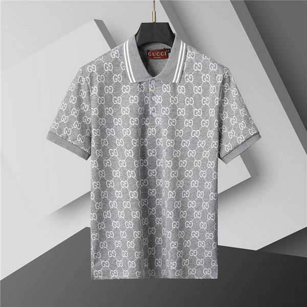 Wholesale Cheap High-quality men G.ucci Short Sleeve Lapel Replica Designer T Shirts for Sale