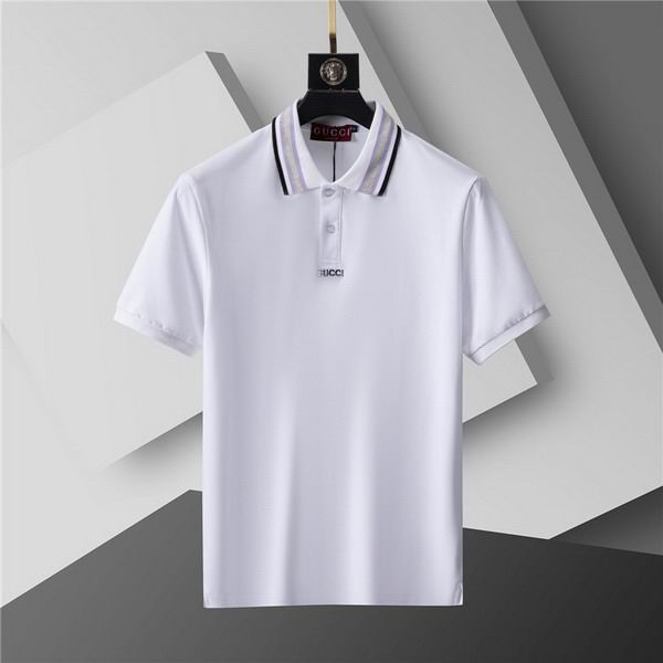 Wholesale Cheap High-quality men G.ucci Short Sleeve Lapel Replica Designer T Shirts for Sale