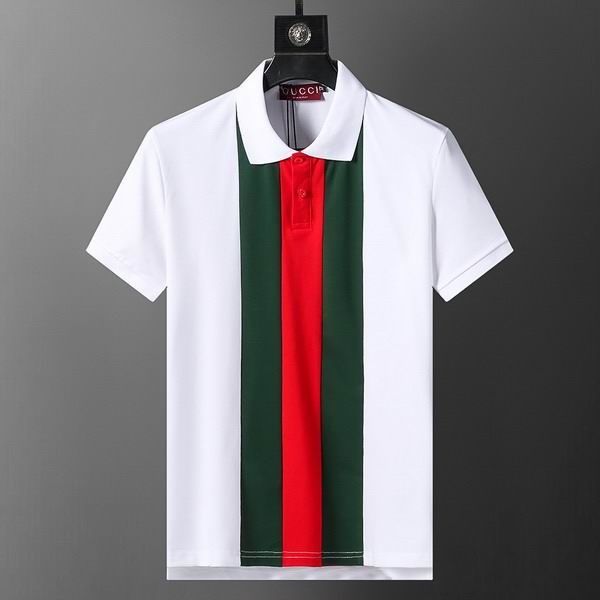 Wholesale Cheap High-quality men G.ucci Short Sleeve Lapel Replica Designer T Shirts for Sale