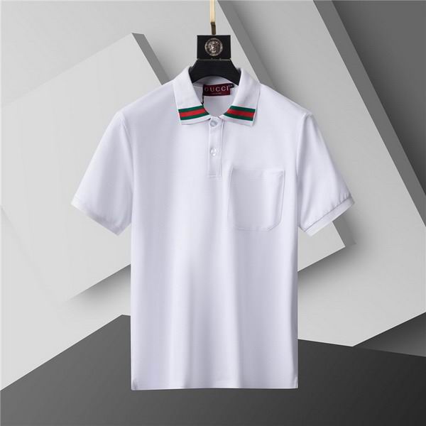 Wholesale Cheap High-quality men G.ucci Short Sleeve Lapel Replica Designer T Shirts for Sale