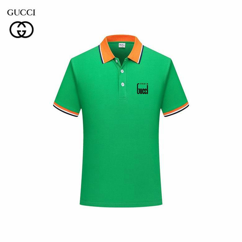 Wholesale Cheap G ucci Short Sleeve Lapel T Shirts for Sale
