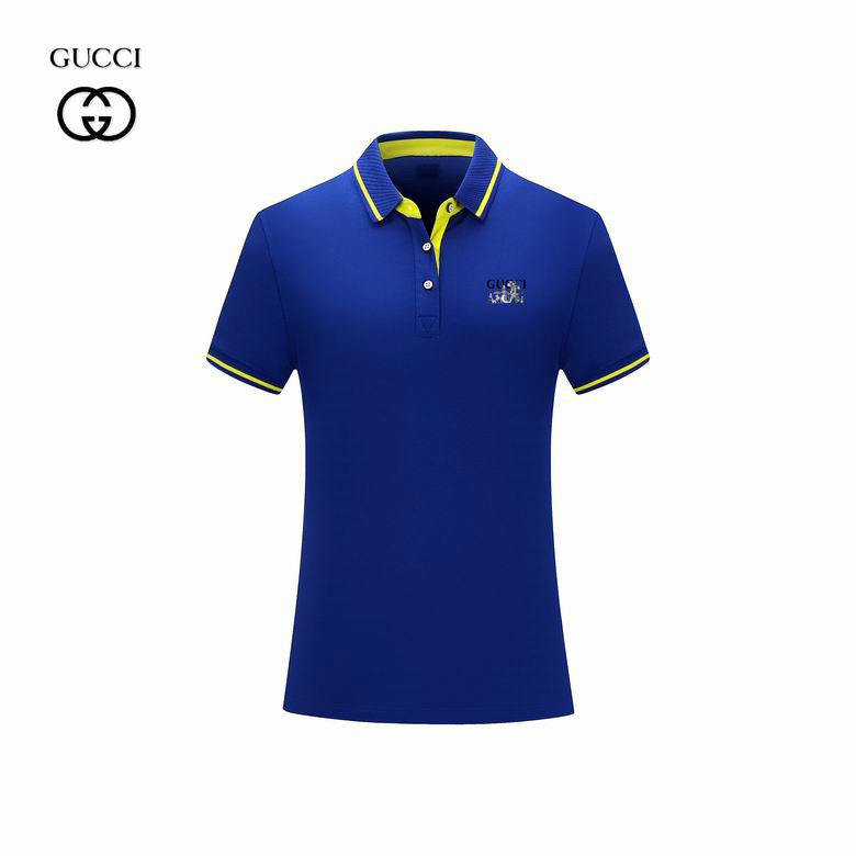 Wholesale Cheap G ucci Short Sleeve Lapel T Shirts for Sale