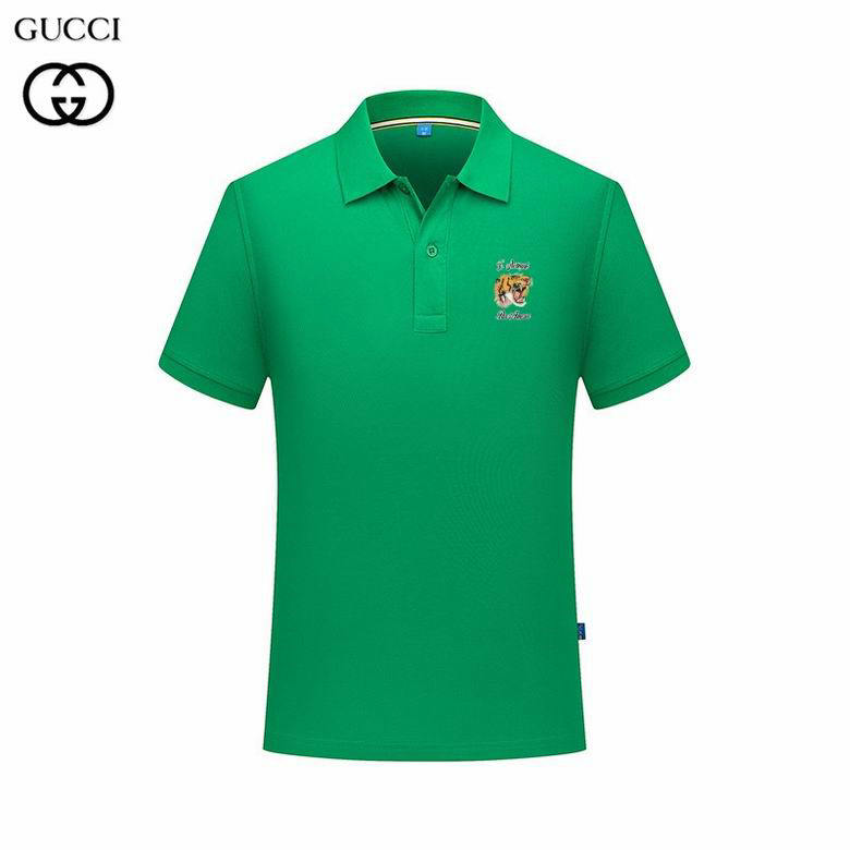 Wholesale Cheap G ucci Short Sleeve Lapel T Shirts for Sale