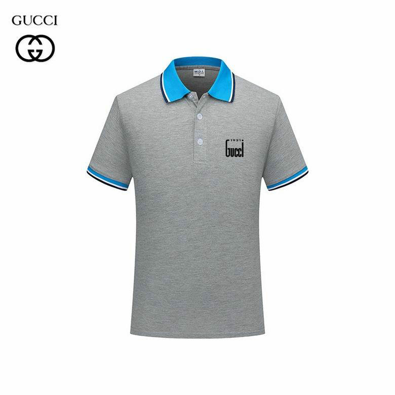 Wholesale Cheap G ucci Short Sleeve Lapel T Shirts for Sale