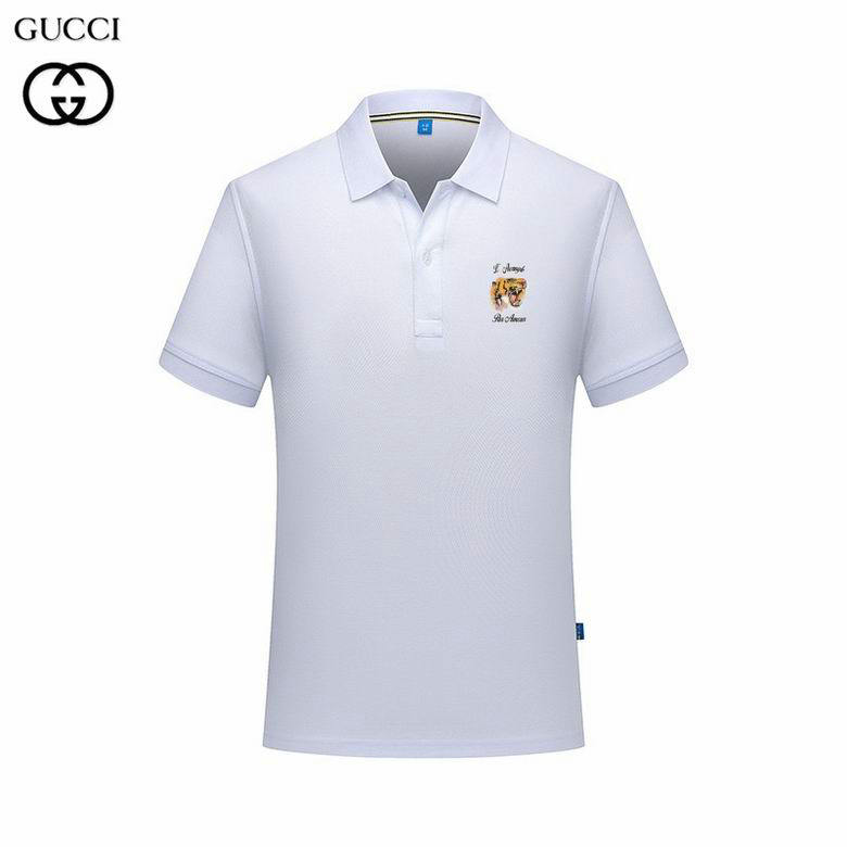 Wholesale Cheap G ucci Short Sleeve Lapel T Shirts for Sale